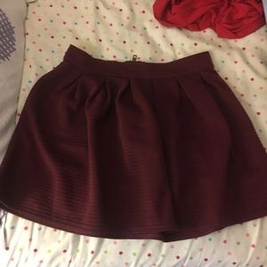 Maroon Skirt